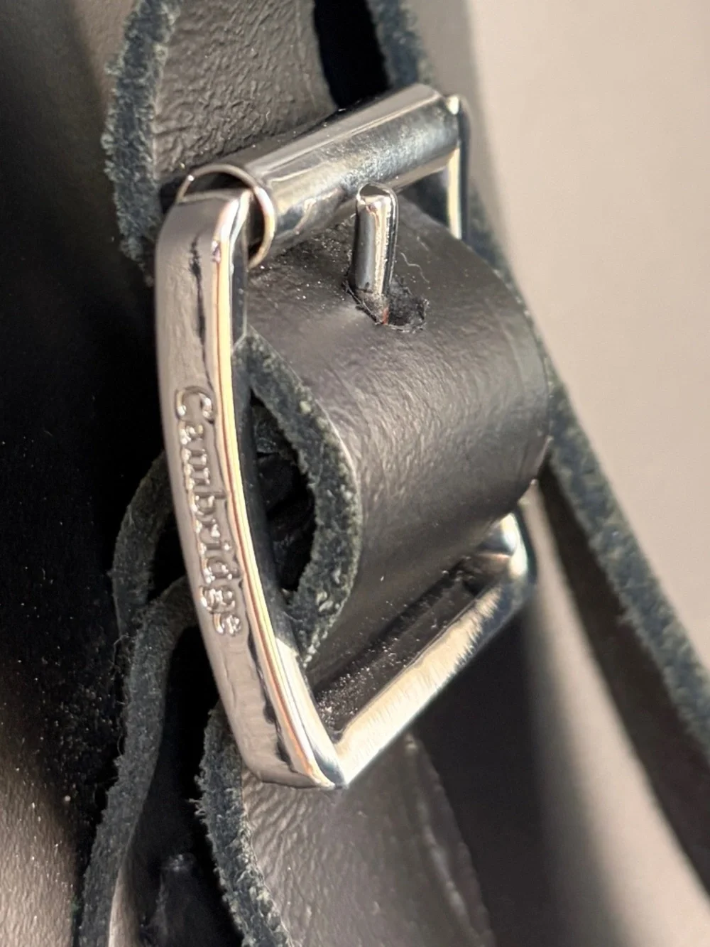 Cambridge Satchel Portrait Small Backpack - Black Leather